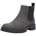 JACK&JONES Herren JFWNORRIS SYN Suede Chelsea Chelseaboots, Asphalt, 45 EU