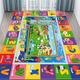 AKUNRUG Baby Play Mat for Floor, Kids Rug Playmat Baby Crawling Mat Educational Tummy Time Mat Soft ABC Play Mat for Toddlers Infants Kids Rug for Playroom Classroom (200X150 CM, Style 1)