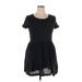 Yumi Casual Dress: Black Dresses - Women's Size X-Large