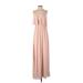 Show Me Your Mumu Casual Dress - Formal Scoop Neck Sleeveless: Pink Solid Dresses - New - Women's Size Small