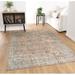 Red 120 x 96 x 0.5 in Area Rug - Bungalow Rose Machine Washable Oriental Indoor/Outdoor Area Rug in Gray/ | 120 H x 96 W x 0.5 D in | Wayfair