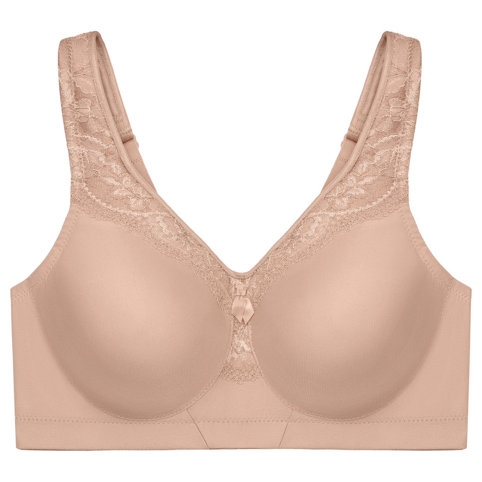 Glamorise Magiclift Seamless Bra (Size 42-B) Cafe, Polyester