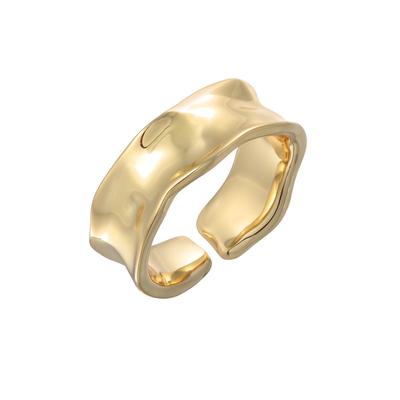Elli Bandring Offen Struktur Farbe Gold für Damen 54 Image