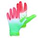 Battle Sports Gradient Doom Adult Football Receiver Gloves - Watermelon Watermelon