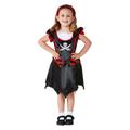 Toddler Pirate Skull & Crossbones Costume, - 2 to 3 Years