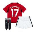 adidas Man Utd Home Garnacho 17 Mini Kit 2023-2024 (Premier League)