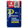 Princes Tuna Chunks in Sunflower Oil 4x145g