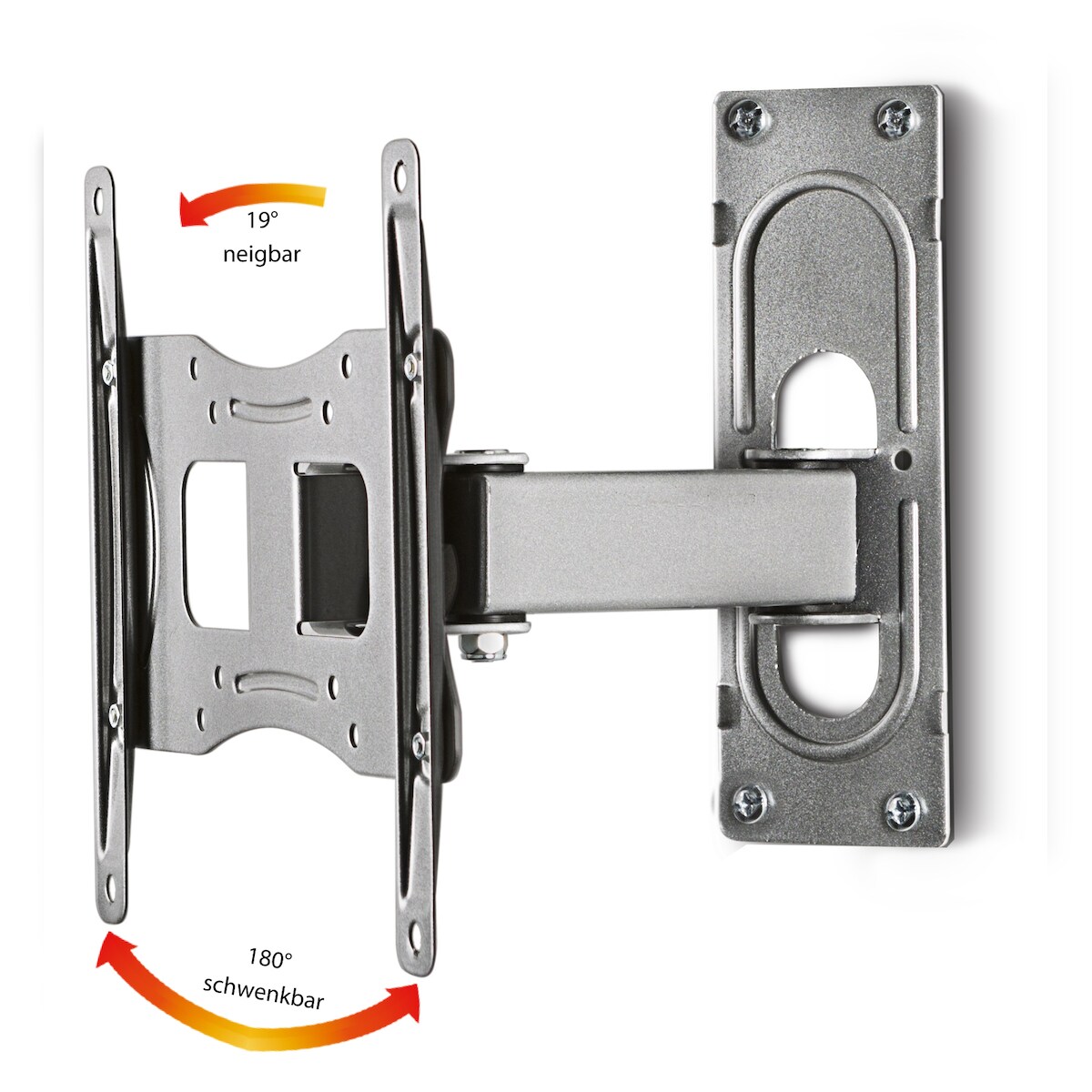 VCM TV Wandhalterung B-FS2 Silber H. 22 x B. 22 x T. 10 cm Image