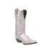 Women's Dream Girl Tall Calf Boot by Dan Post in Silver (Size 7 M)