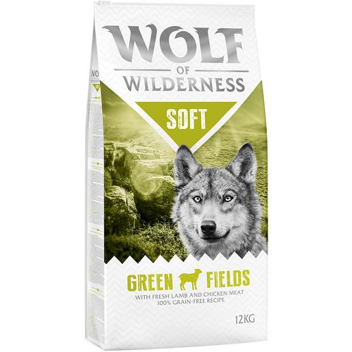 12 kg Green Fields Lamm Wolf of Wilderness Hundefutter trocken