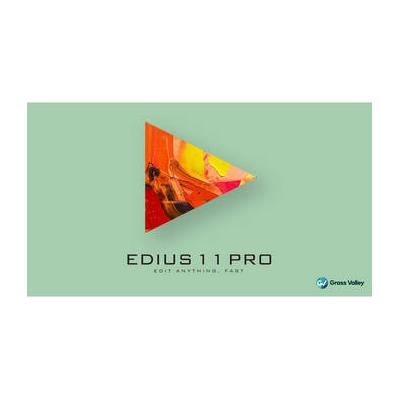 Grass Valley EDIUS 11 Pro Video Editing Software Upgrade from EDIUS X Pro / Workgroup EP11-UGD-W