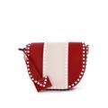 Valentino Garavani Leather Shoulder Bag: Red Bags