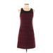 Sanctuary Casual Dress - Shift Scoop Neck Sleeveless: Burgundy Dresses - Women's Size Medium
