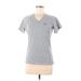 Under Armour Short Sleeve T-Shirt: Gray Tops - Women's Size Medium