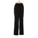 DIBAOLONG Casual Pants - Mid/Reg Rise Straight Leg Boyfriend: Black Bottoms - Women's Size Small