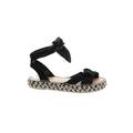 Old Navy Sandals: Black Solid Shoes - Women's Size 6 - Open Toe