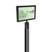 Lomana Poster Double Sided Sign Holder Metal in Black | 8.66 H x 12.6 W x 1.5 D in | Wayfair JC1096