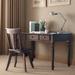 Canora Grey Shandal Rectangular Writing Desk & Chair Set Wood in Brown | 29.92 H x 43.3 W x 21.65 D in | Wayfair A8D6507447A8426F9BCF035A7C9DFF79