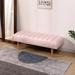 Mercer41 Shabaz Bench Wood/Upholstered in Pink | 18 H x 52 W x 22 D in | Wayfair 21E2645D89F74B098452E643F5772C3F