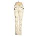 Black Orchid Denim Jeans - High Rise Skinny Leg Trashed: Ivory Bottoms - Women's Size 29 - Distressed Wash