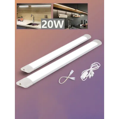 Led Tube Light Fixture High Brightness Lamp Tube 85V-265V Bar Lighting Bulb For Kitchen Home-Appliance Light Strip LED Luminaire