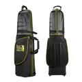 PlayEagle Golf Travel Bag with Wheels Folding Hard Top Golf Airplane Cover Golf Aviation Hardcase