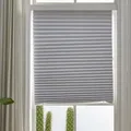 Blind for Window Self Adhesive Pleated Blinds Cordless No Drill Fabric Blinds Room Darkening Shades