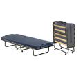 Lit pliant avec matelas 80x190h37 cm