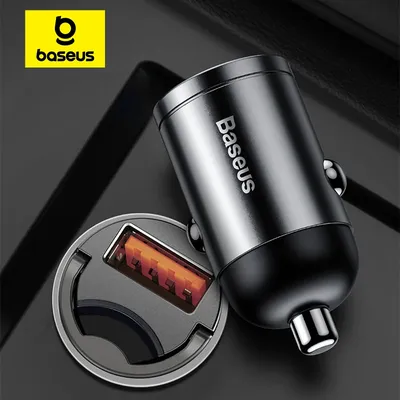 Baseus auto ladegerät typ-c schnell ladung 4,0 3,0 für iphone huawei xiaomi samsung pd 3,0 schnell aufladen usb phone mini ladegerät