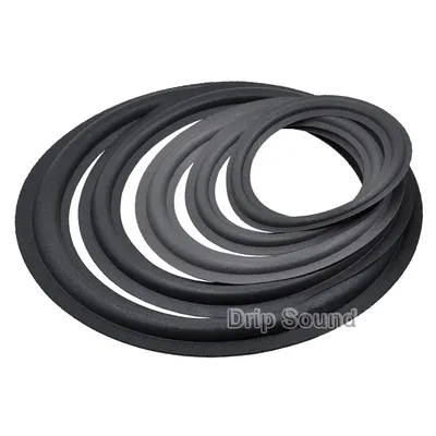 2 stücke 4 "/5"/5,5"/6,5 "/8"/10"/12 "/6" x 9 "zoll Lautsprecher Schaum Gefaltet Rand Ring Woofer Reparatur Seite Surround Kreis Ersatzteile