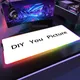 DIY Custom RGB Maus Pad Schreibtisch Matte LED Gamer Mausepad Mousepad Tastatur Matte Tisch Matte