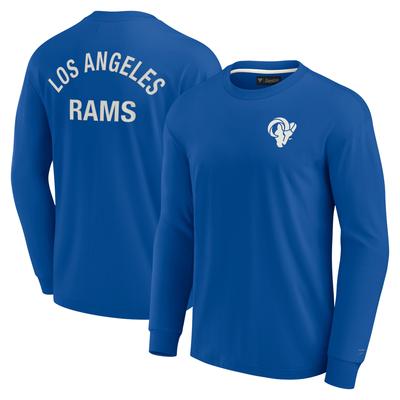 Unisex Fanatics Royal Los Angeles Rams Elements Superweiches Langarm-T-Shirt Image