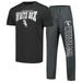 Men's Concepts Sport Charcoal/Black Chicago White Sox Meter T-Shirt & Pants Sleep Set