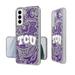 Keyscaper TCU Horned Frogs Paisley Galaxy Clear Case