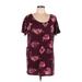 Tahiti Casual Dress: Burgundy Dresses - Women's Size Large