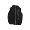 CALVIN KLEIN JEANS Vest: Black Jackets & Outerwear - Kids Girl's Size 3