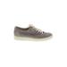 Ecco Sneakers: Gray Print Shoes - Women's Size 6 - Round Toe