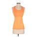 Lululemon Athletica Active Tank Top: Orange Solid Activewear - Women's Size 4