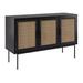 Wade Logan® Ariene Wood Sideboard Buffet Wood in Brown | 30 H x 47.25 W x 15.5 D in | Wayfair 88F50FCA2D1C4B88912B3D1C29503B95