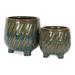 Bungalow Rose Nahiyan Handmade Ceramic Pot Planter Ceramic in Brown | 5.25 H x 5.25 W x 5.25 D in | Wayfair 643A8273254B436CA0F0AA5393BFA43E