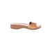 Splendid Sandals: Slip-on Platform Boho Chic Brown Print Shoes - Women's Size 8 1/2 - Open Toe
