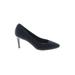 Taryn Rose Heels: Pumps Stilleto Classic Black Print Shoes - Women's Size 10 - Almond Toe