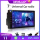 Autoradio Android 11 2 din 7 "lettore Video multimediale universale GPS Navigaion Carplay Auto DVD