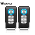 WSDCAM telecomando allarme di sicurezza per bicicletta sensore portatile antifurto per moto in