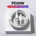 Cavo USB da tipo C a Lightning originale da 20W PD a ricarica rapida per Apple iPhone 14 13 12 11