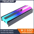 TEUCER M.2 NVME SSD Dissipatore di calore 5V 3Pin ARGB Luci colorate 2280 Dispositivo di raffreddamento per unità a stato solido