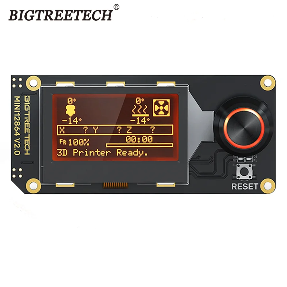 BIGTREETECH MINI 12864 V 2,0 LCD Display Bildschirm Für Octopus Pro SKR V 1,4 Turbo SKR MINI E3 V 3,0 MEGA 2560 Chip Motherboard VORON Image