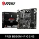 Msi pro B550M-P gen3 und Gaming-Motherboard am4 ddr4 m.2 unterstützt das Desktop-Computer-Mainboard
