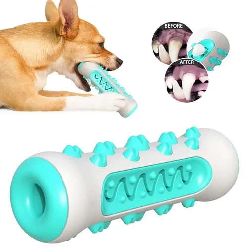 Hund Backenzahn Zahnbürste Spielzeug Kauen Reinigung Zähne sicher Welpen Zahnpflege weiches Haustier