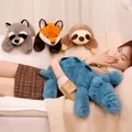 40/60cm Gefüllte Puppe Hund Katze Fuchs Plüsch Spielzeug Weiche Tier Shiba Inu Kissen Kissen Für